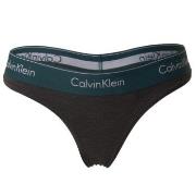 Calvin Klein Trosor Modern Cotton Thong Mörkgrå X-Small Dam