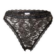 Calvin Klein Trosor CK One Lace Brazilian High Waist Svart nylon Large...