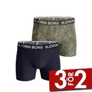 Björn Borg Kalsonger 2P Cotton Stretch Shorts 2112 Grön bomull X-Large...