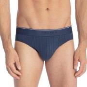 Calida Kalsonger Pure and Style Mini Brief Indigoblå bomull Large Herr