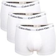 Calvin Klein Kalsonger 3P Cotton Stretch Low Rise Trunks Vit bomull Me...
