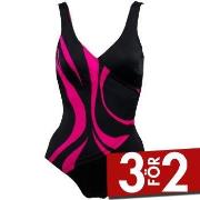 Damella Julia Basic Swimsuit Cerise 36 Dam