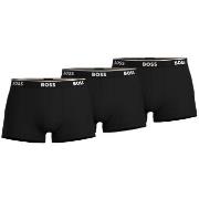 BOSS Kalsonger 3P Cotton Stretch Trunks Svart bomull XX-Large Herr