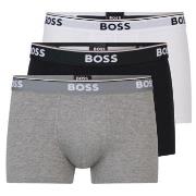 BOSS Kalsonger 6P Cotton Stretch Trunks Vit/Svart bomull Large Herr