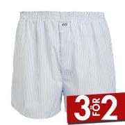 Jockey Kalsonger Woven Poplin Boxer Shorts Vit m Ränder bomull X-Large...