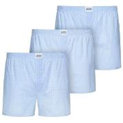 Jockey Kalsonger 3P Woven Soft Poplin Boxer Shorts Ljusblå bomull Larg...