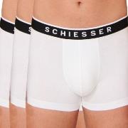 Schiesser Kalsonger 3P 95-5 Organic Cotton Rio Boxer Vit Large Herr