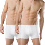 Schiesser Kalsonger 2P Essentials Boxer Briefs Vit bomull Medium Herr