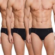 Schiesser Kalsonger 3P Essentials Super Mini Briefs Svart bomull XX-La...