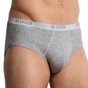 Sloggi Kalsonger For Men Basic Midi Grå bomull Small Herr