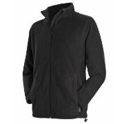 Stedman Active Fleece Jacket For Men Svart polyester Medium Herr
