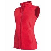 Stedman Active Fleece Vest For Women Röd polyester X-Large Dam