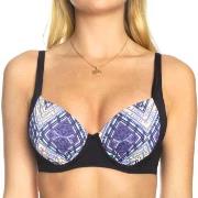 Sunseeker Tribe Attack Underwire Bikini Bra Svart mönstrad D 44 Dam