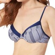 Triumph Summer Waves Underwire Bikini Bra Blå Mönstrad B 44 Dam