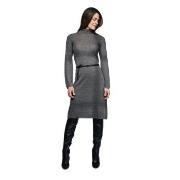 Pierre Robert X Jenny Skavlan Wool A-Line Dress Mörkgrå Medium Dam