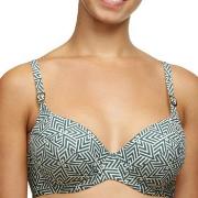 Femilet Aztec Java Sustainable UW Bikini Bra Grön Mönstrad polyamid F ...