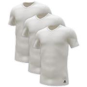 adidas 3P Active Flex Cotton V-Neck T-Shirt Vit bomull XX-Large Herr