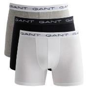 Gant Kalsonger 3P Cotton Stretch Boxer Svart/Vit bomull 3XL Herr