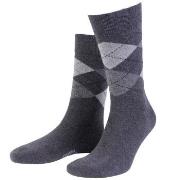 Amanda Christensen Strumpor True Ankle Argyle Sock Antracit Strl 47/50...