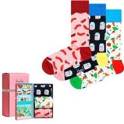 Happy socks Strumpor 3P Foodie Socks Gift Box Flerfärgad bomull Strl 4...