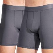 Bread and Boxers Active Boxer Brief Kalsonger 2P Grå polyester Small H...