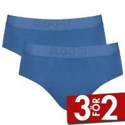 Sloggi Kalsonger 2P Men FREE Evolve Brief Blå ekologisk bomull Small H...