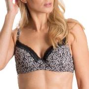 Trofe Laila Fashion Underwire Bra BH Svart mönstrad C 80 Dam