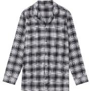 Calvin Klein Flannel Sleep LS Button Down Pyjama Rutig bomull X-Large ...