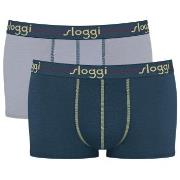 Sloggi Kalsonger 2P For Men Start Hip Blå/Gul bomull XX-Large Herr