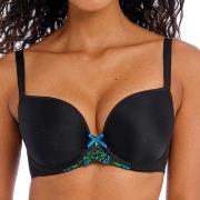 Freya BH Show Off Underwired Moulded Plunge Bra Svart I 80 Dam