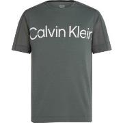 Calvin Klein Sport Pique Gym T-shirt Grön Medium Herr