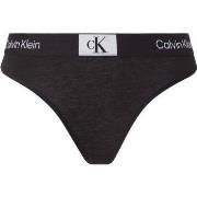 Calvin Klein Trosor CK96 Cotton Thong Svart bomull Medium Dam