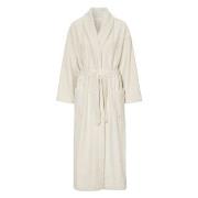 Damella Soft Velour Terry Robe Vit Large Dam