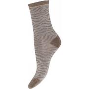 Decoy Strumpor Glitter Patterned Ankle Socks Beige Strl 37/41 Dam