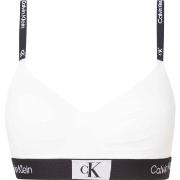 Calvin Klein BH CK96 String Bralette Vit bomull Small Dam