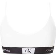 Calvin Klein BH CK96 Unlined Bralette Vit bomull Large Dam