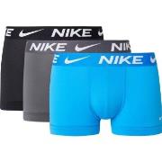 Nike Kalsonger 3P Everyday Essentials Micro Trunks Grå/Blå polyester S...