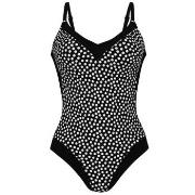 Rosa Faia Summer Dot Swimsuit Svart/Vit C 44 Dam