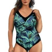 Anita Leaf Deluxe Swimsuit Flerfärgad C 44 Dam