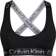 Calvin Klein BH Sport Active Icon Medium Support Bra Svart X-Large Dam