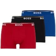 BOSS Kalsonger 6P Cotton Stretch Trunks Svart/Blå bomull XX-Large Herr