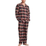 Jockey Cotton Flannel Pyjama Svart bomull X-Large Herr
