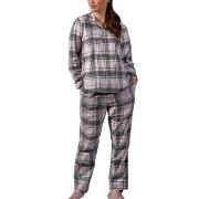 Trofe Flannel Checked Pyjamas Rutig bomull Large Dam