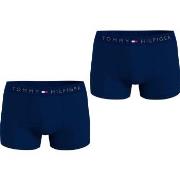 Tommy Hilfiger Kalsonger 2P Gold WB Trunk Marin bomull Small Herr
