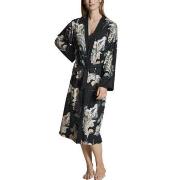 Calida Favourite Seduction Kimono Svart blommig X-Small Dam