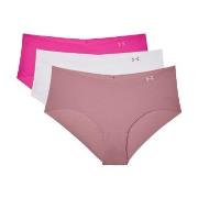 Under Armour Trosor 3P Pure Stretch Hipster 1325 Rosa/Vit X-Small Dam