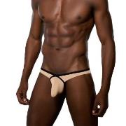 Doreanse Kalsonger Men Sexy Thong Beige polyamid Medium Herr