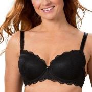 Trofe Julia Lace Padded Bra BH Svart polyamid B 75 Dam