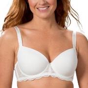 Trofe Julia Padded Bra BH Vit polyamid C 80 Dam