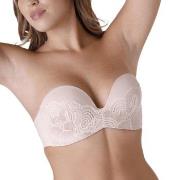 Wonderbra BH Refined Glamour Ultimate Strapless Bra Beige E 70 Dam